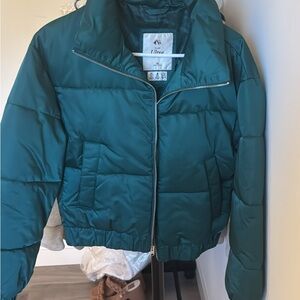 Abercrombie & Fitch Green Jacket